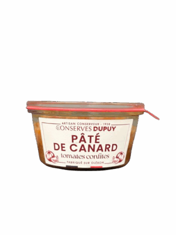 Pâté de canard aux tomates confites