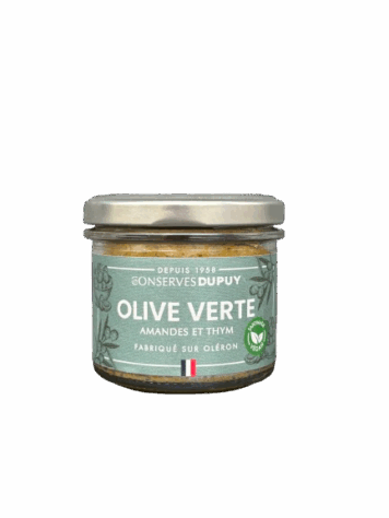 Olive Verte Amandes et thym citronné