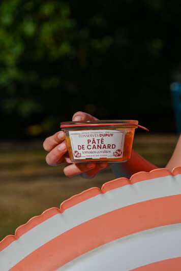 Pâté de canard aux tomates confites